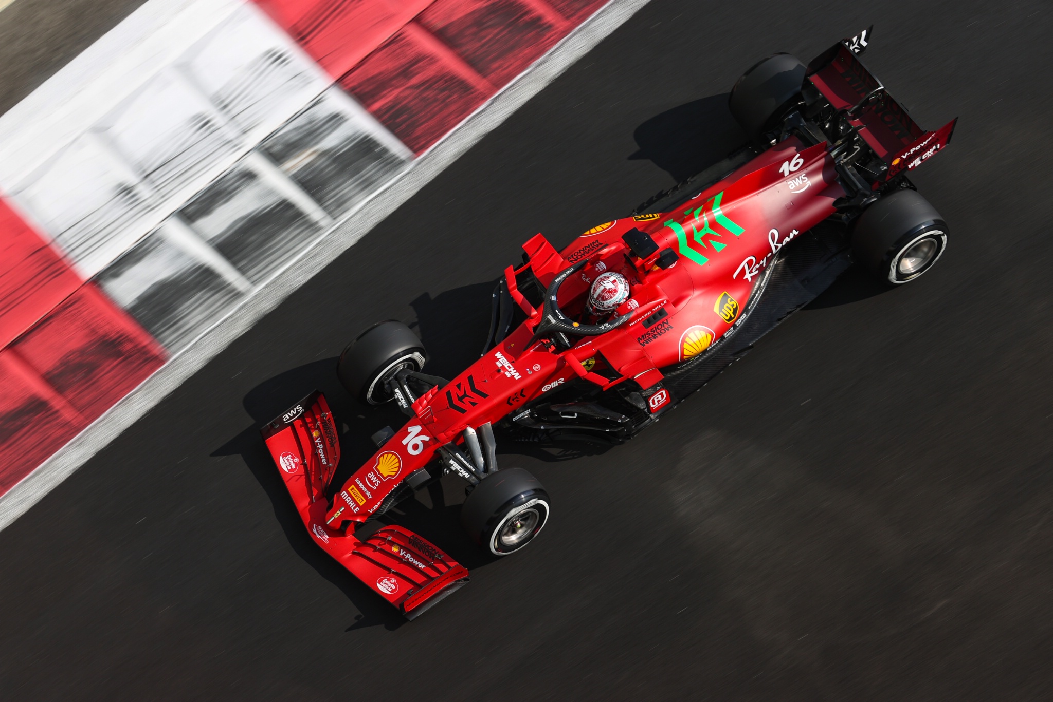 Charles Leclerc az Abu-Dhabi nagydíjon